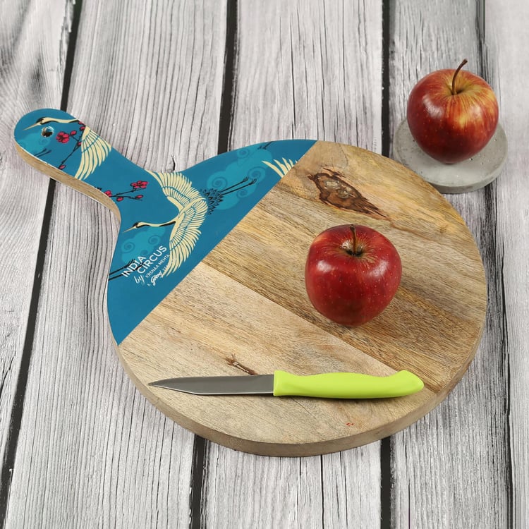 INDIA CIRCUS Legend of the Cranes Mango Wood Chopping Board