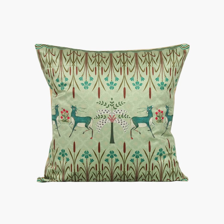 INDIA CIRCUS Geometrical Deer Set of 5 Cushion Covers - 30x30cm