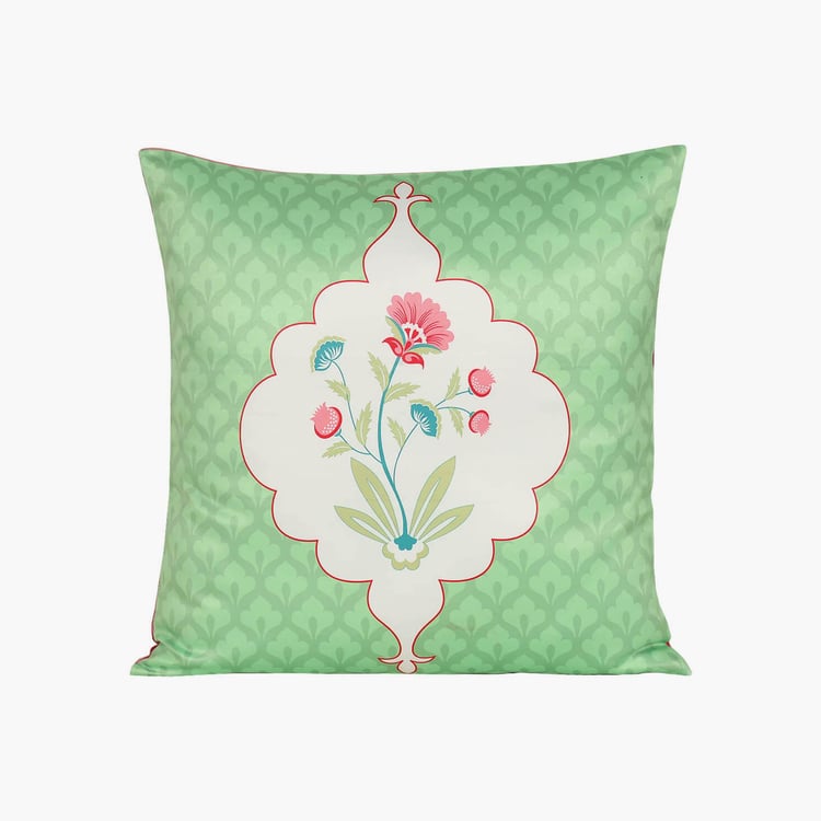 INDIA CIRCUS Blooming Dahlia Set of 5 Printed Cushion Covers - 46x46cm