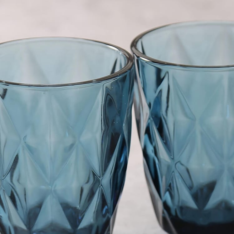 INDIA CIRCUS Embossed Set of 2 Glasses  - 250ml