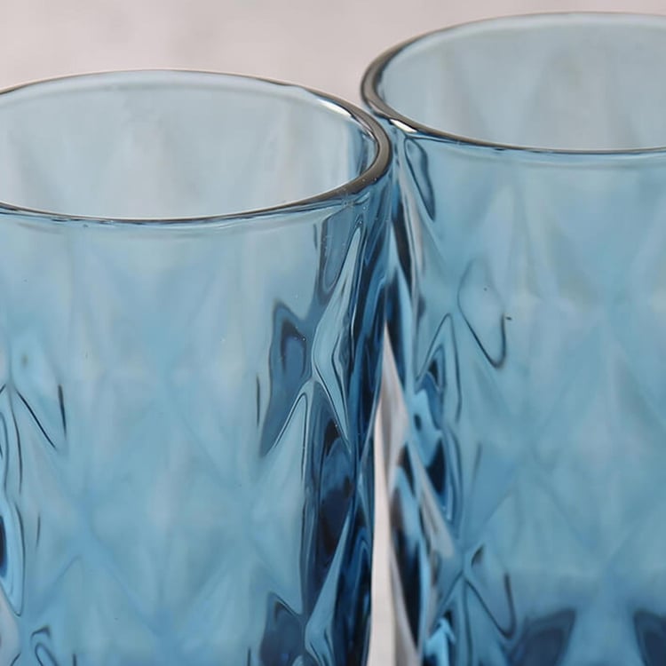 INDIA CIRCUS Embossed Set of 2 Glasses - 350ml