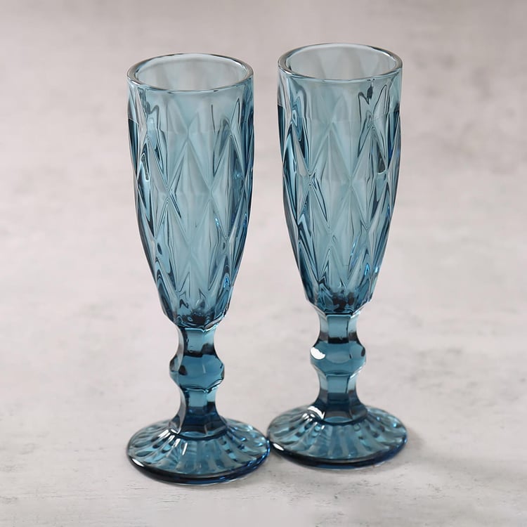 INDIA CIRCUS Set of 2 Champagne Glasses  - 150ml