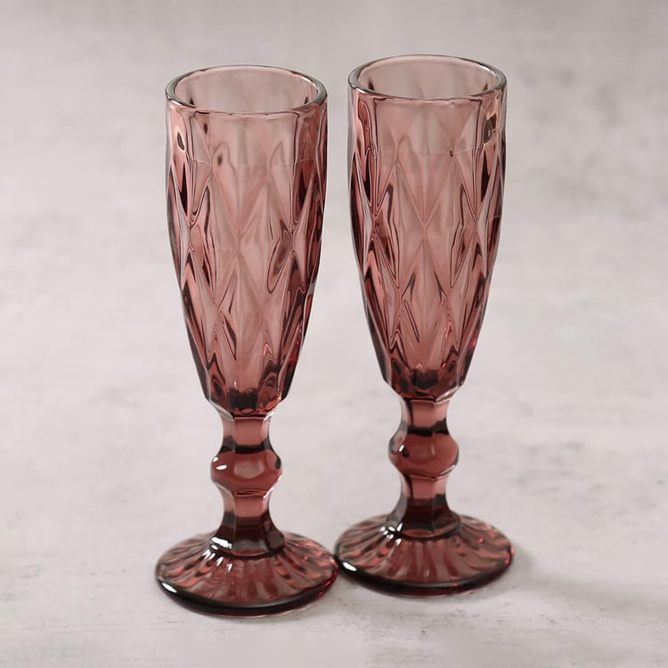 INDIA CIRCUS Set of 2 Champagne Glasses - 150ml