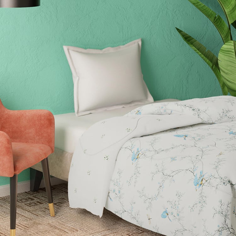 PORTICO Whispering Tales Cotton Floral Print Single Comforter