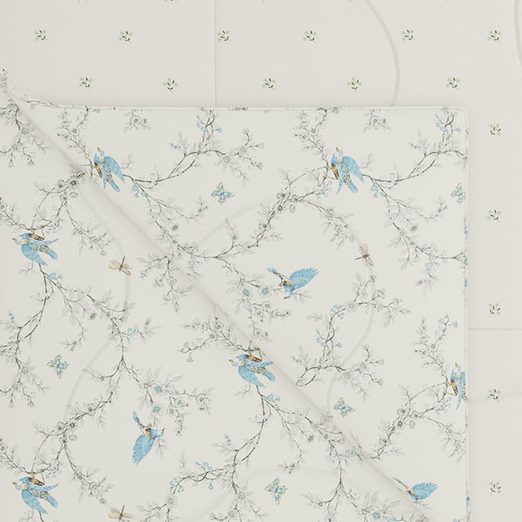 PORTICO Whispering Tales Cotton Floral Print Single Comforter