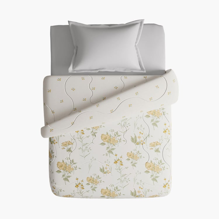 PORTICO Whispering Tales Cotton Printed Single Comforter