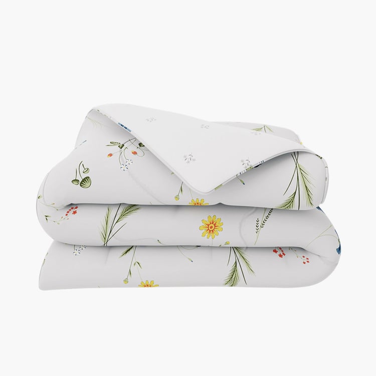 PORTICO Whispering Tales Cotton Floral Printed Single Comforter