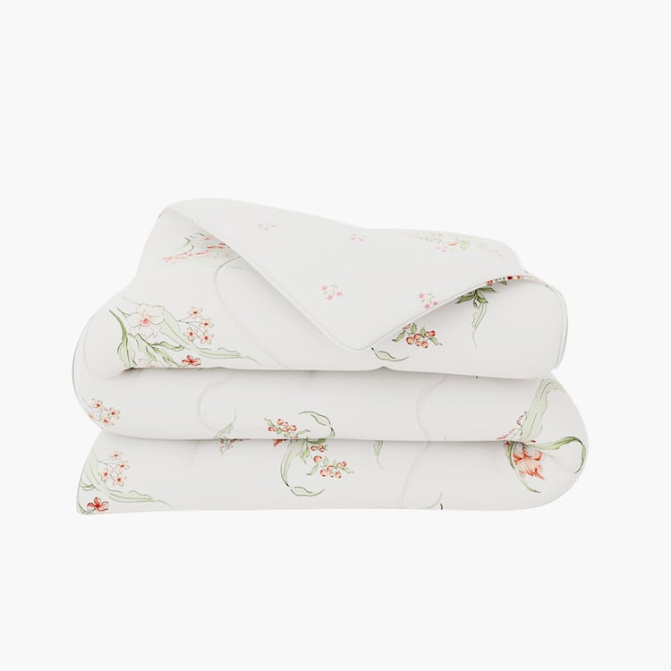 PORTICO Whispering Tales Cotton Floral Printed Single Comforter