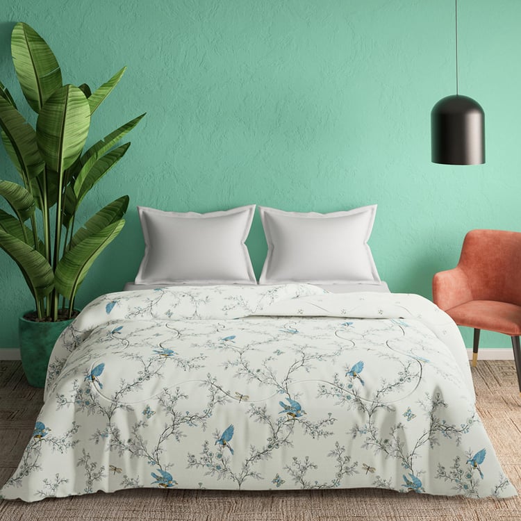 PORTICO Whispering Tales Cotton Printed Double Comforter