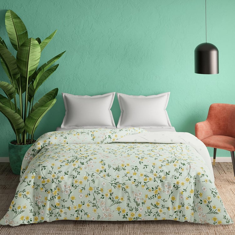 PORTICO Whispering Tales Cotton Printed Double Comforter