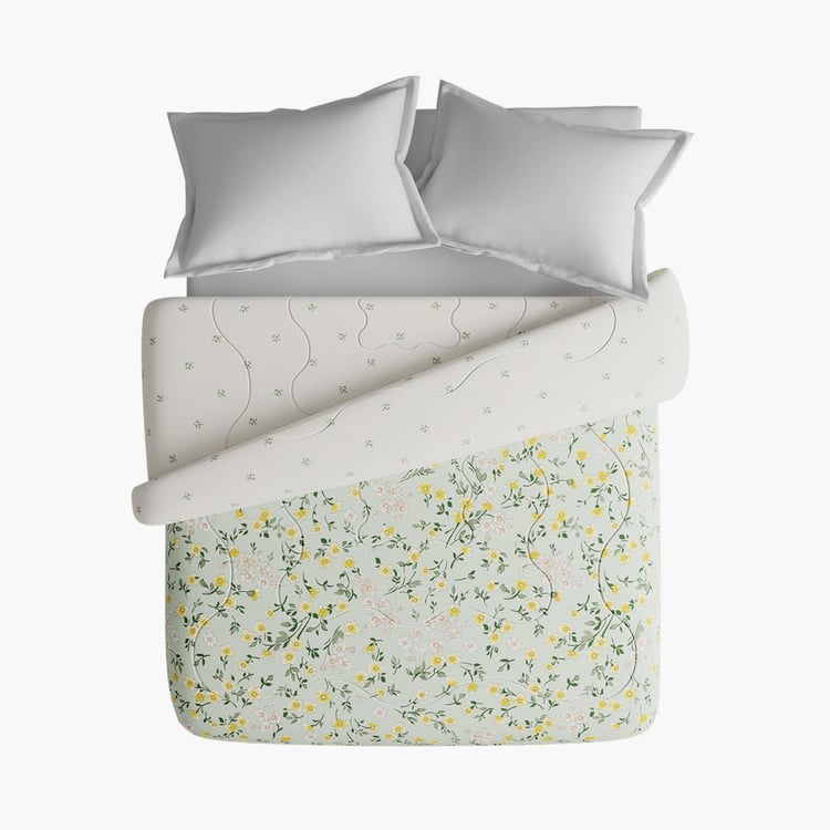 PORTICO Whispering Tales Cotton Printed Double Comforter