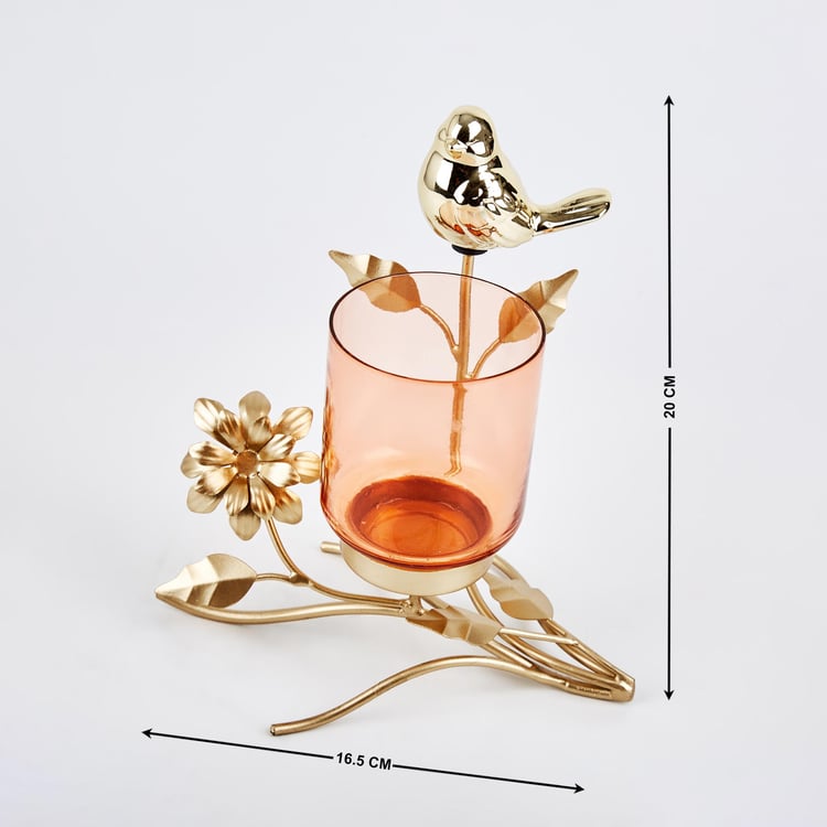 Wables Triumph Metal Bird Votive Holder