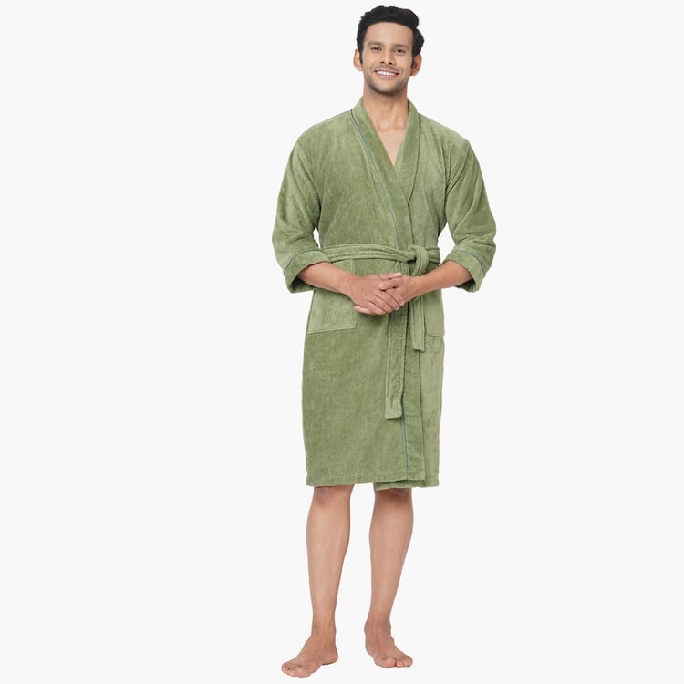 SPACES Exotica Cotton Adult Bathrobe, XL