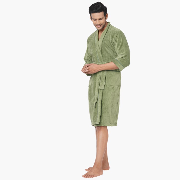 SPACES Exotica Cotton Adult Bathrobe, XL