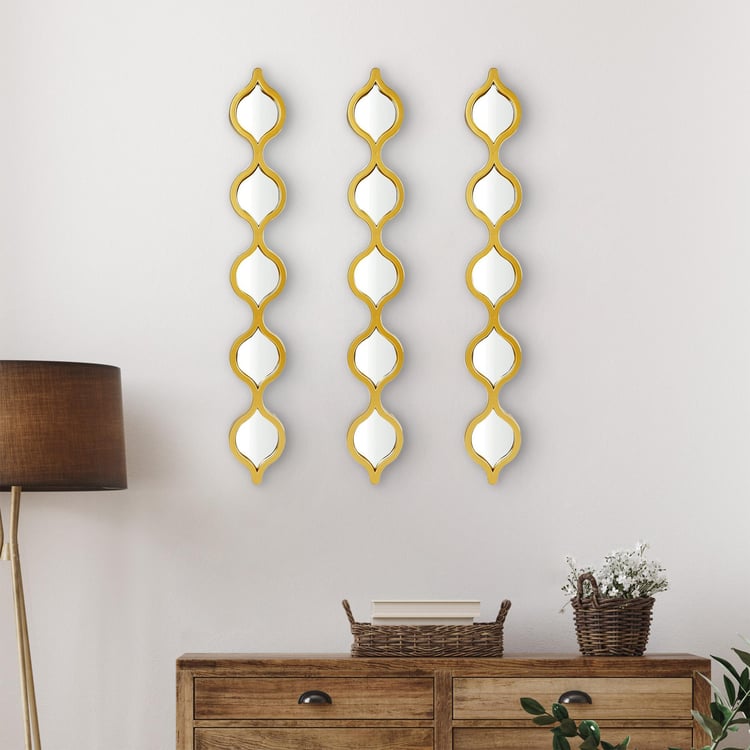 Ananda Carnival Set of 3 Mirror Wall Accents
