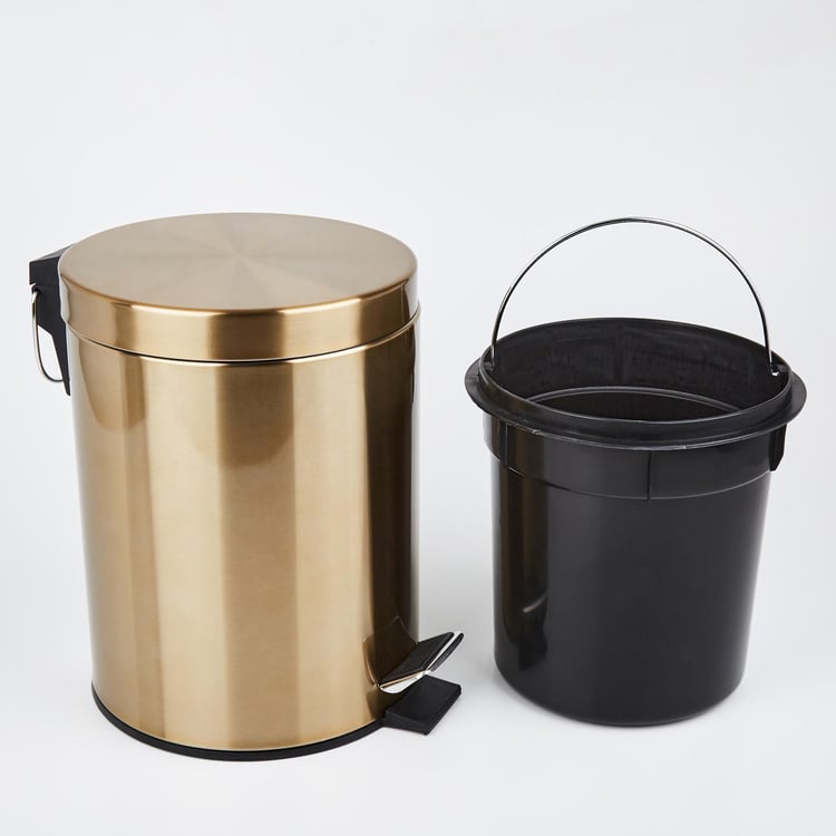 Aubree Metal Pedal Waste Bin - 5L