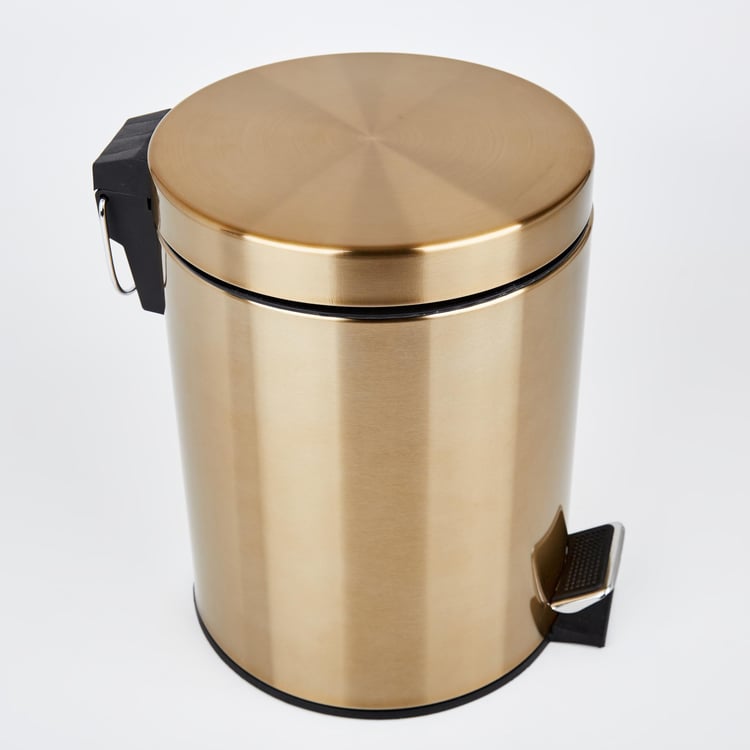 Aubree Metal Pedal Waste Bin - 5L