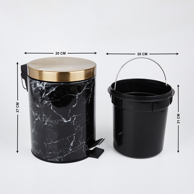 Aubree Metal Pedal Waste Bin - 5L