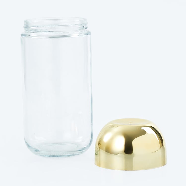 Travis Set of 4 Glass Canisters with Lid - 800ml