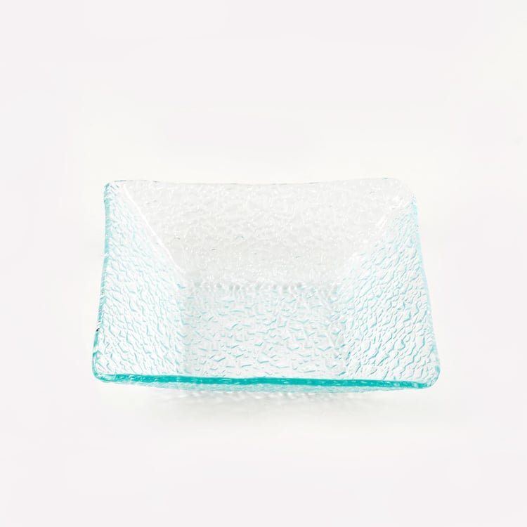 Abaco Barney Set of 2 Glass Chip and Dip Platter