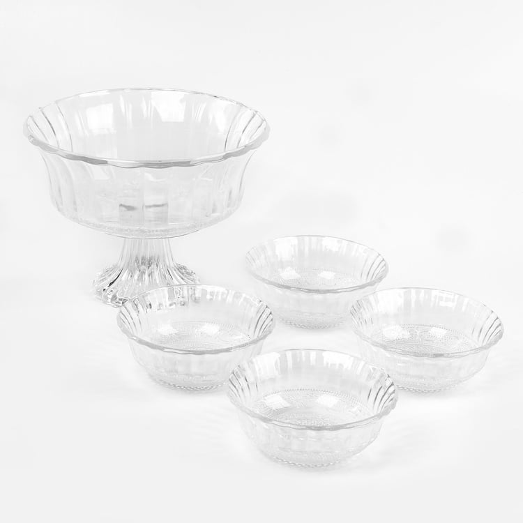 Tuscany Spital 5Pcs Glass Serving Bowl Set