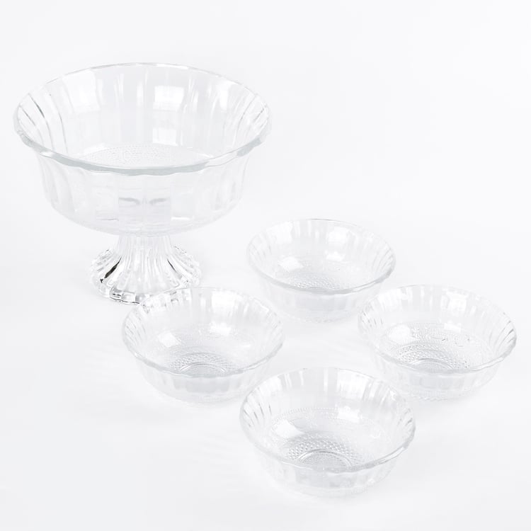 Tuscany Spital 5Pcs Glass Serving Bowl Set