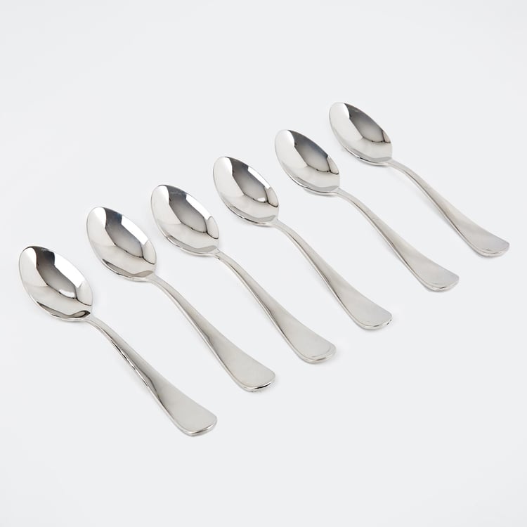 Glister Rosemary Set of 6 Stainless Steel Baby Spoons