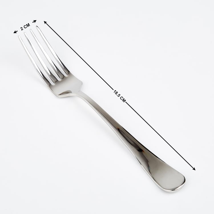 Glister Rosemary Set of 6 Stainless Steel Dinner Forks