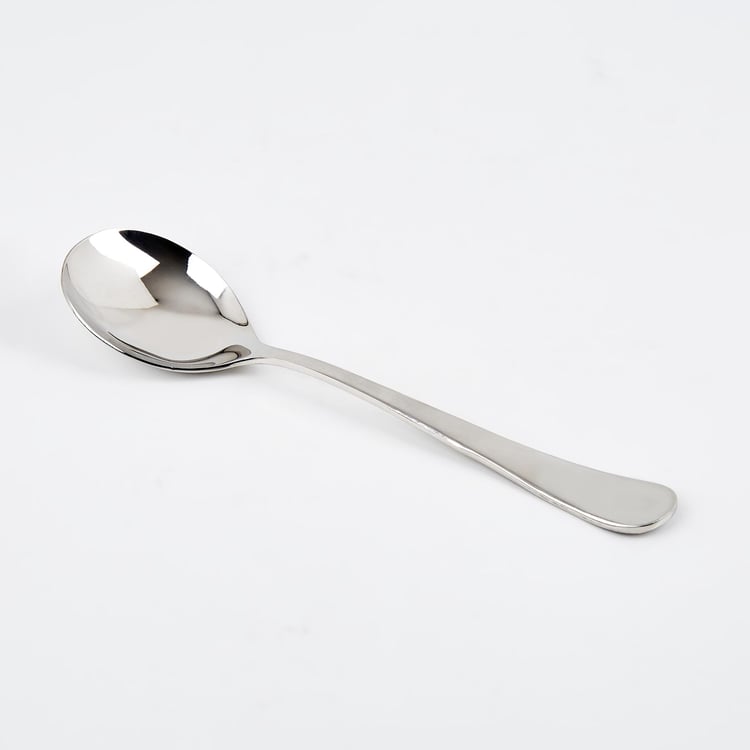 Glister Rosemary Set of 6 Stainless Steel Soup Spoons