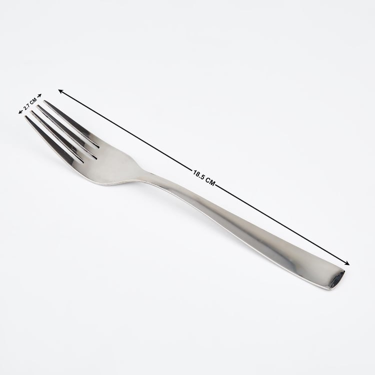 Glister Dune Set of 6 Stainless Steel Dinner Forks