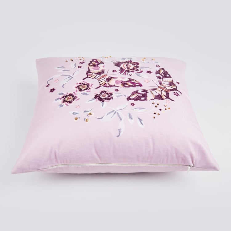 Lucent Avignon Embellished Cushion Cover - 40x40cm