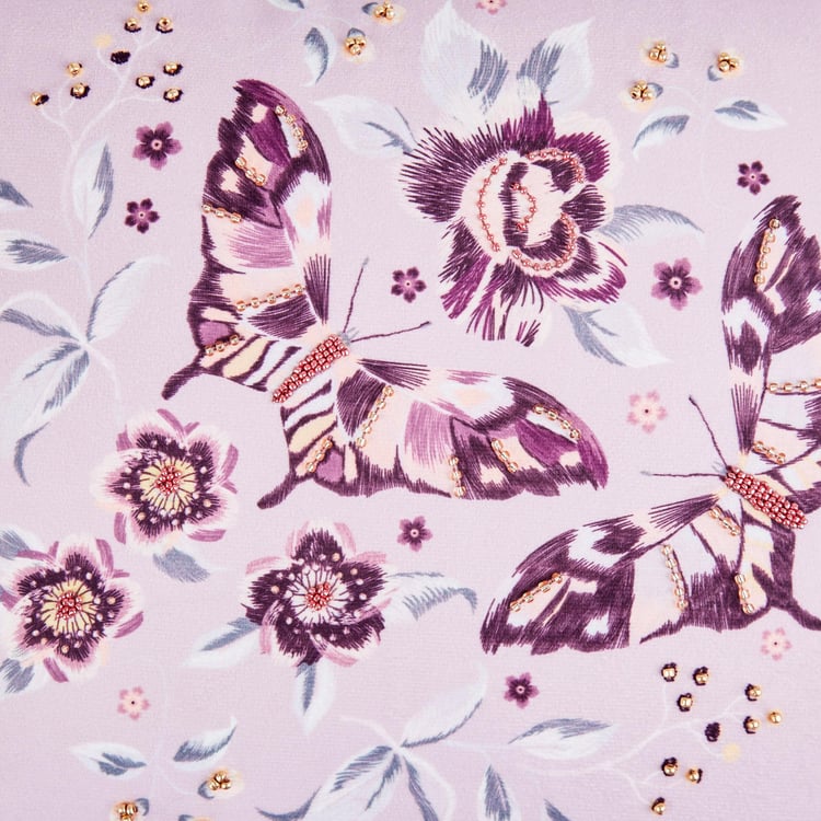Lucent Avignon Embellished Cushion Cover - 40x40cm