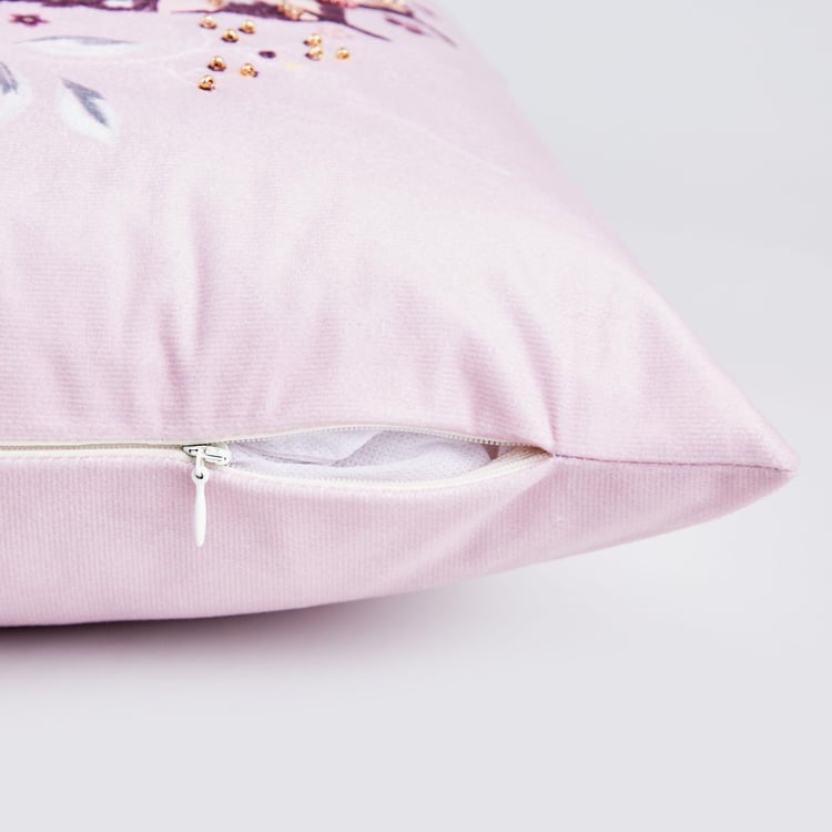 Lucent Avignon Embellished Cushion Cover - 40x40cm
