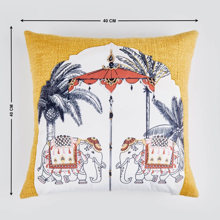 Lucent Wilko Embellished Cushion Cover - 40x40cm