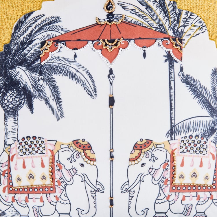 Lucent Wilko Embellished Cushion Cover - 40x40cm