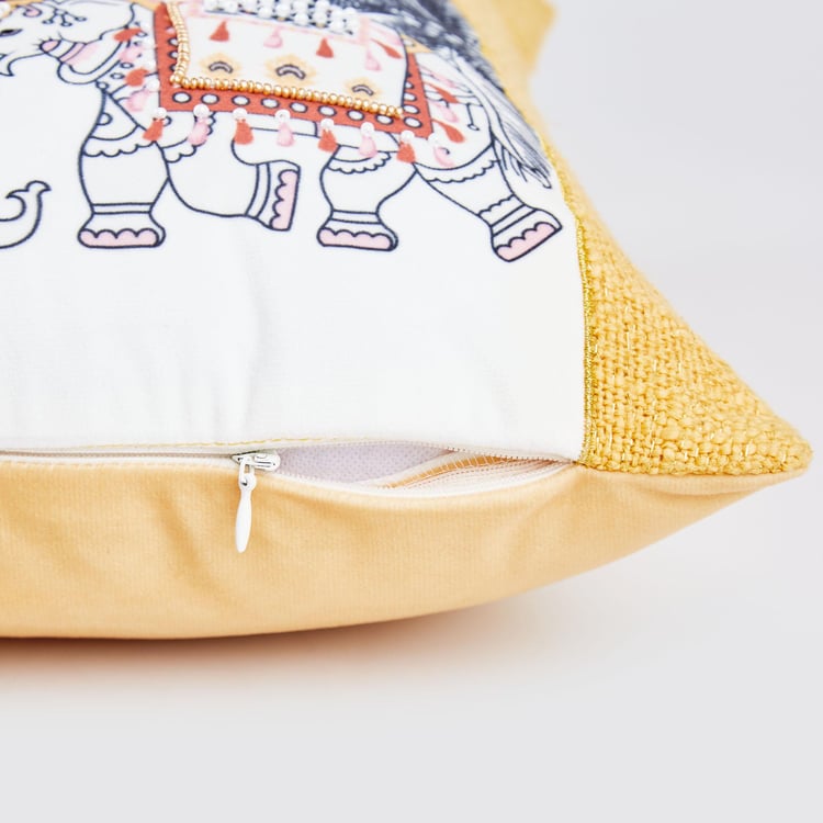 Lucent Wilko Embellished Cushion Cover - 40x40cm