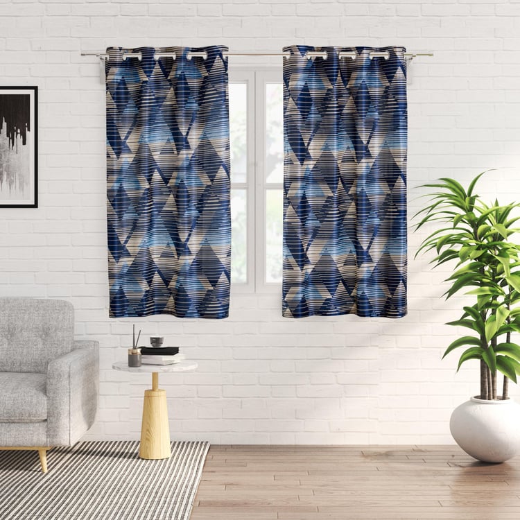 Vivian Playbook Set of 2 Printed Light Filtering Window Curtains