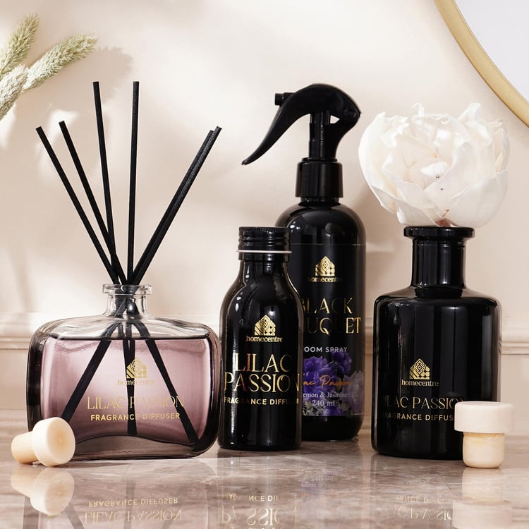 Enchanted Black Bouquet Diffuser Set