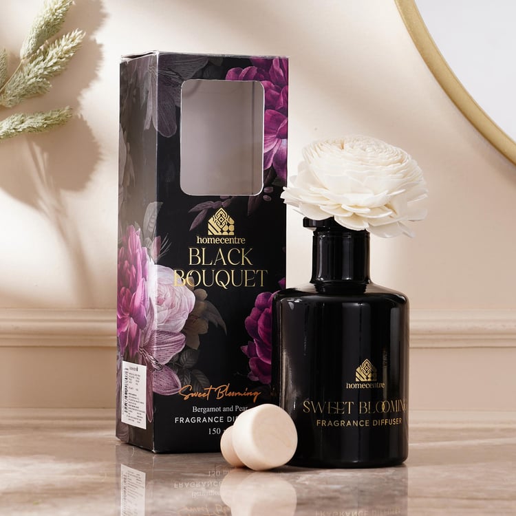 Enchanted Black Bouquet Diffuser Set