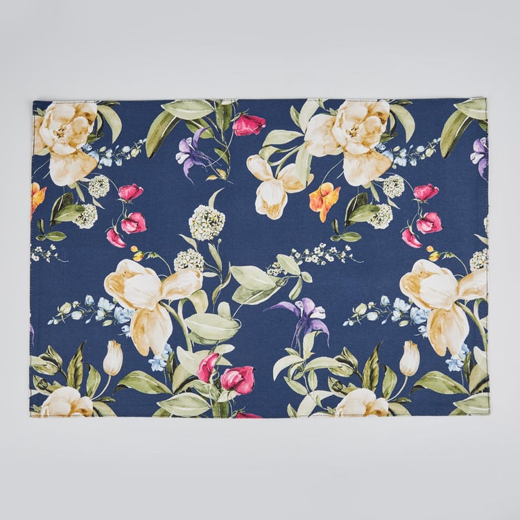 Drake Cotton Floral Print Reversible Placemat