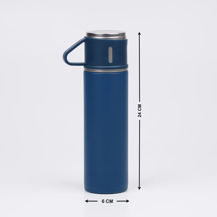 Aqualis Diama 3Pcs Stainless Steel Double Wall Flasks with Cups