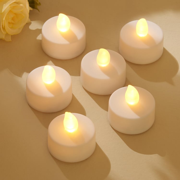 Pegasus Set of 6 LED T-Light Candles