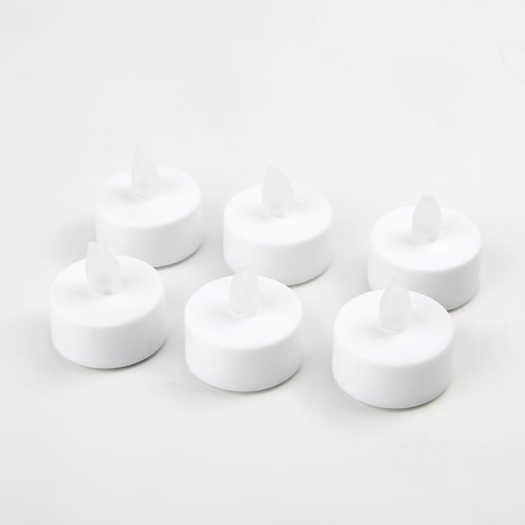 Pegasus Set of 6 LED T-Light Candles