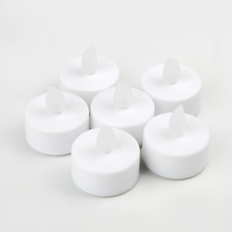 Pegasus Set of 6 LED T-Light Candles