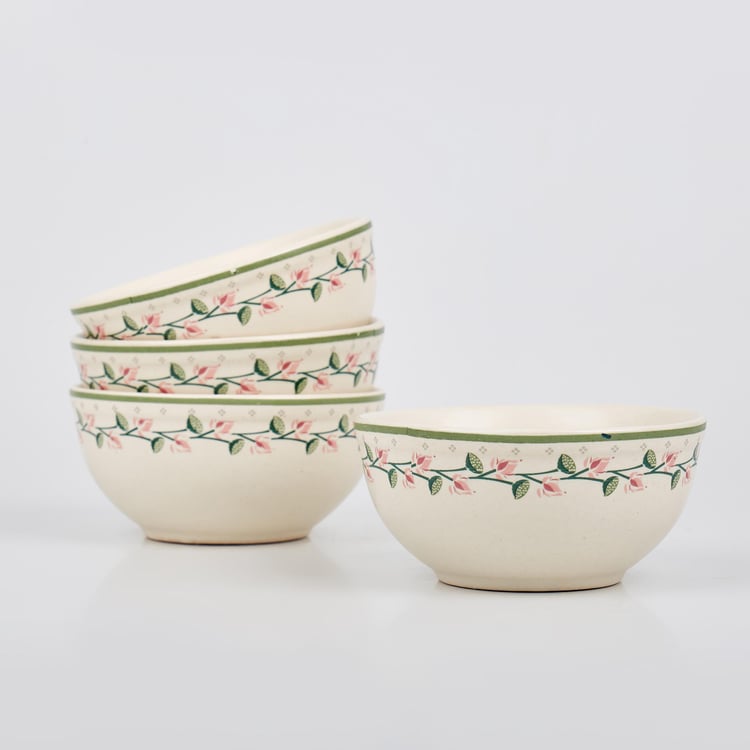 Corsica Kamal Set of 4 Stoneware Katori Bowl - 250ml