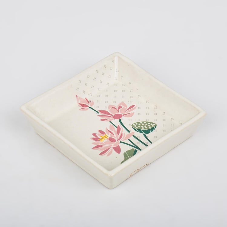 Corsica Kamal Set of 4 Stoneware Small Platters - 12x3cm