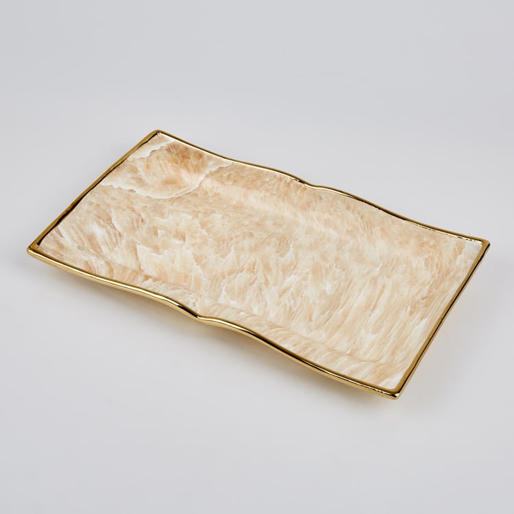 Krater Ceramic Decorative Tray