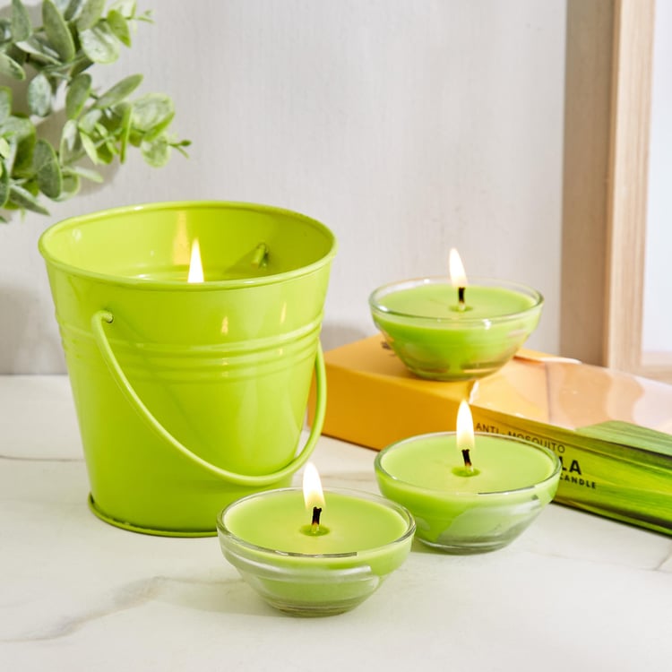 Enchanted Citronella Scented Bucket Candle