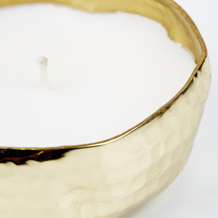 Austin Ocean Scented Hammered Metal Candle