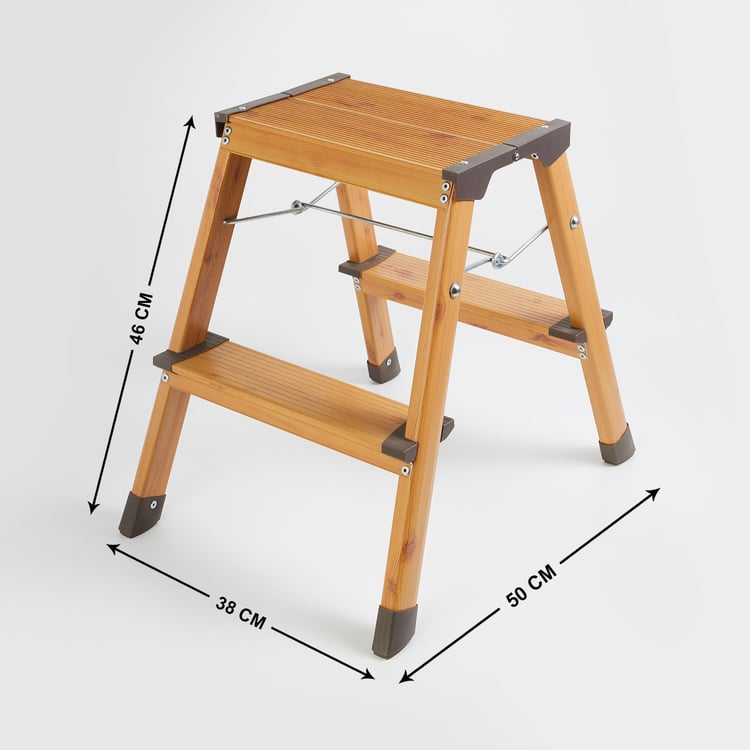 Omnia Grove Aluminium 2-Step Folding Ladder